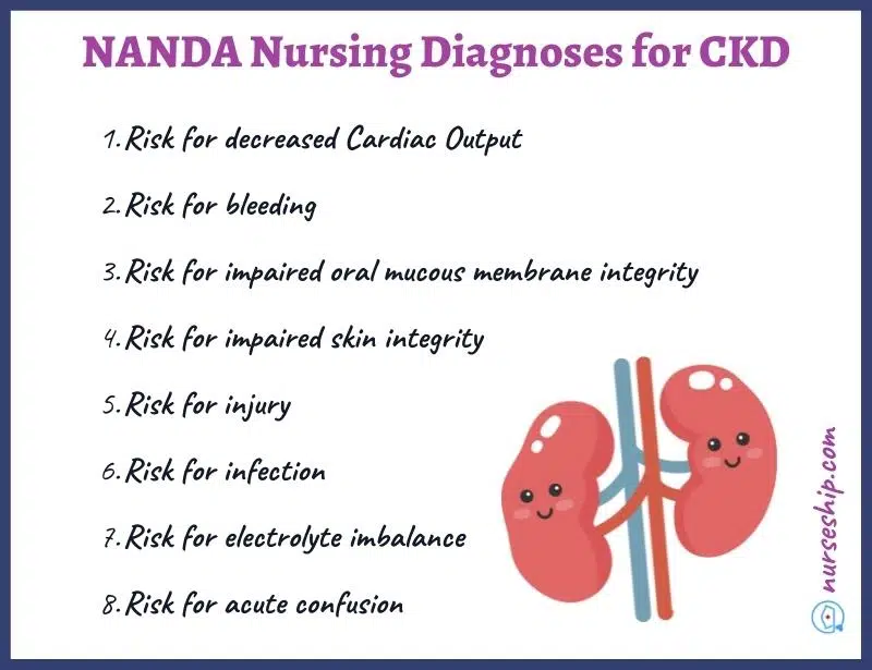 ckd-nursing-diagnosis-nanda-i-interventions-assessment-teaching-excess-fluid-volume-ineffective-renal-perfusion-risk-managing-ckd-nursing-crf-esrd-esrk-chronic-renal-failure-end-stage-renal-disease-nursing-diagnosis-simple-nursing-stages-nurseslabs