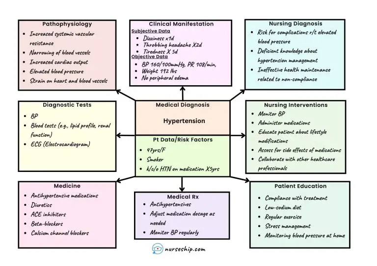 Nursing Concept Map (FREE Template) NurseShip