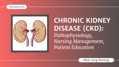 Chronic Kidney Disease (CKD) Pathophysiology Nursing Management nursing diagnosis Patient Education